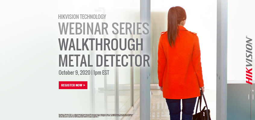 Hikvision HikWire blog article Walkthrough Metal Detector Webinar 