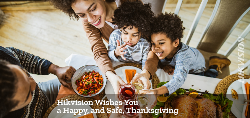 Hikvision HikWire blog article Happy, and Safe, Thanksgiving