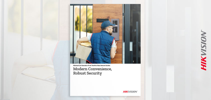 Hikvision HikWire blog article second generation Intercom brochure