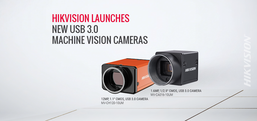 Hikvision Launches 15 New USB 3.0 Machine Vision Cameras, Plus 4 Board Level USB Versions for Limited Space Applications