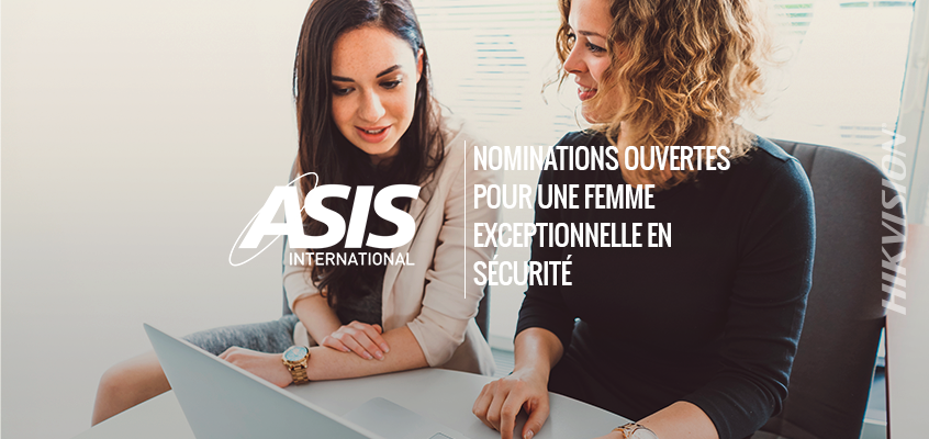 Les nominations ASIS débutent pour le prix de sécurité pour femme