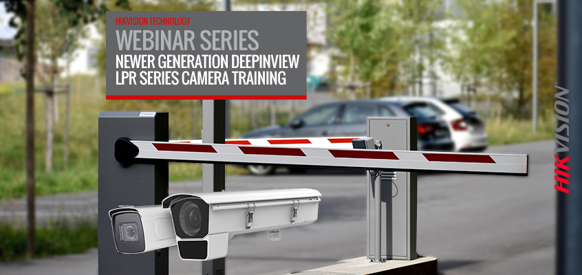 Hikvision HikWire blog article Catch the License Plate Recognition Webinar Replay to Learn About 3rd Gen DeepinView LPR Camera Benefits