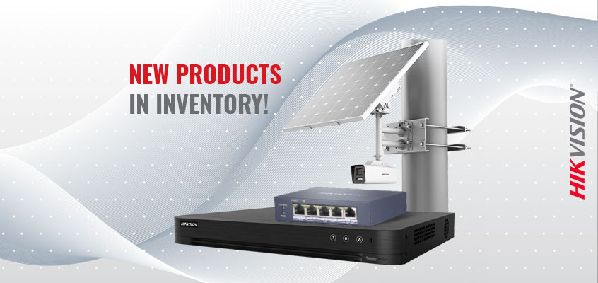 Hikvision HikWire blog article Just This Month: 3 New Products In Hikvision’s Inventory