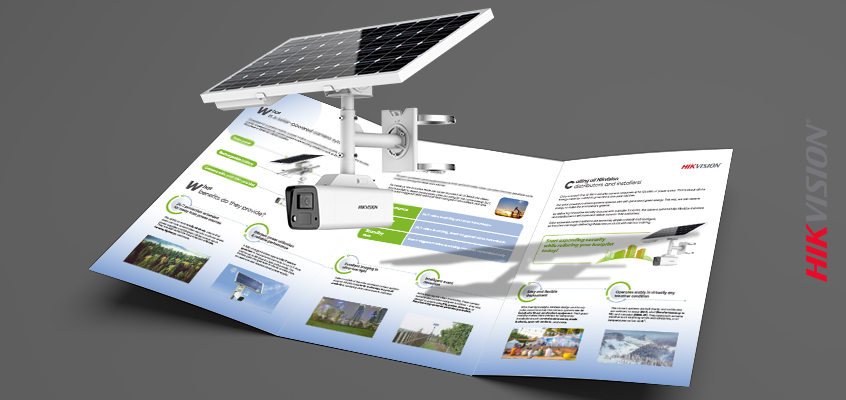 Hikvision HikWire blog article New Flyer About Sustainable & Flexible Security with Our Solar-Powered Security System