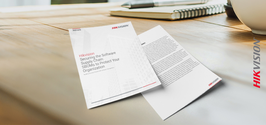 Hikvision HikWire blog article Improve Cybersecurity: Download Hikvision's SBOM White Paper Today