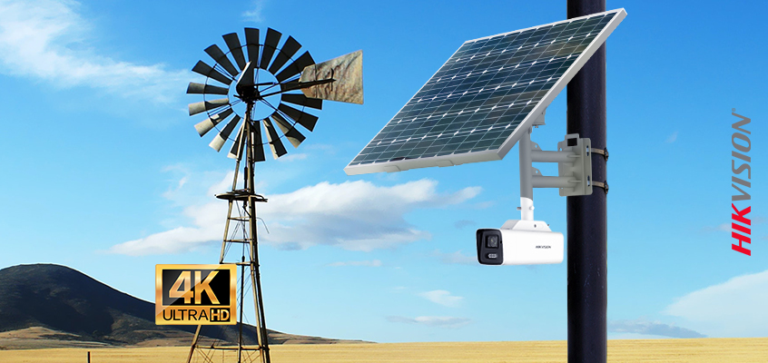 Hikvision HikWire blog article 4K Advanced Series 4G Solar-Powered Camera System Brings Security to Large Remote Areas