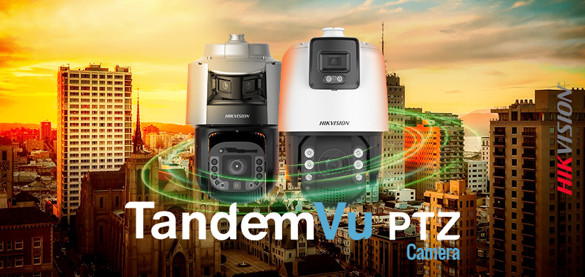 Hikvision HikWire blog article Introducing TandemVu ColorVu PTZ Cameras: A Two-in-One Camera Design for Complete Security Coverage