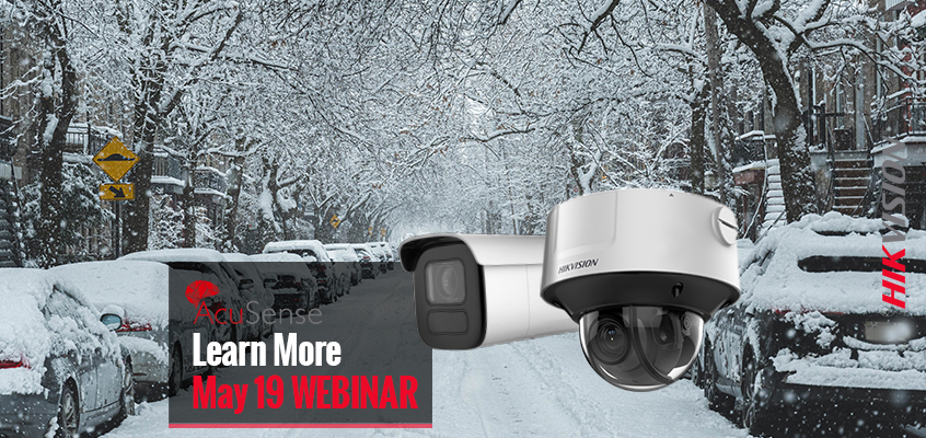 Hikvision HikWire blog article Thursday, May 19 AcuSense PCI Varifocal Camera Series Training Webinar