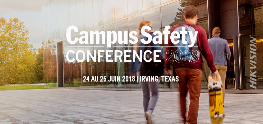 Hikvision est commanditaire de l’exposition des solutions de surveillance à la Conférence de sécurité du campus du Texas 2018