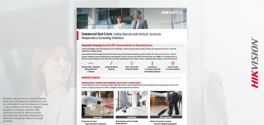 Hikvision HikWire blog article commercial HAT brochure