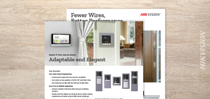 Hikvision HikWire blog article Two-Wire IP Video Intercom Kit