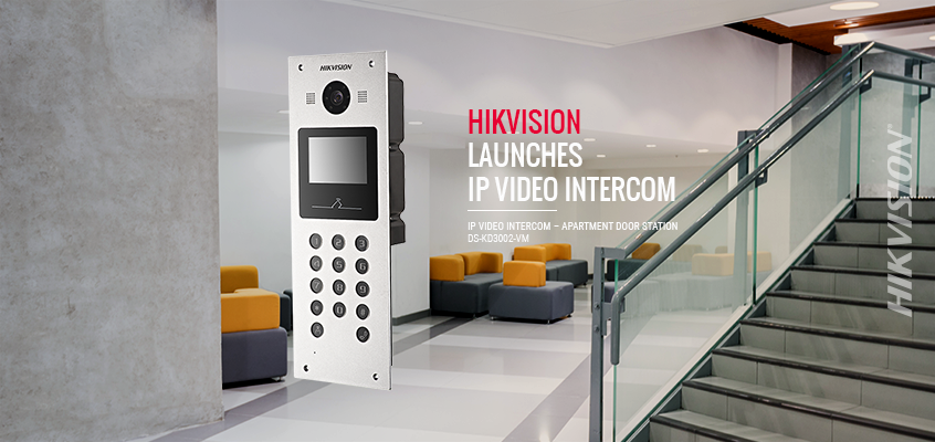 IP Video Intercom Helps Reduce Security Concerns, Improve Visibility Hikvision Launches IP Video Intercom Apartment Door Station with 120-Degree Angle of View HD Surveillance Camera