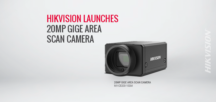 Hikvision Launches New 20MP GigE Area Scan Camera