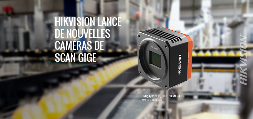 Hikvision lance 14 nouvelles caméras GigE Area Scan, offrant une plus grande sélection avec une transmission de données rapide pour l'automatisation et la détection en usine