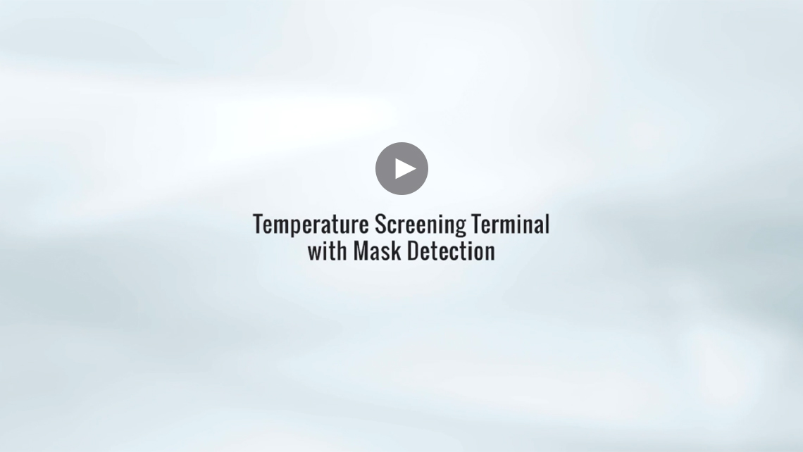 Temperature Screening Terminal With Mask Detection Video